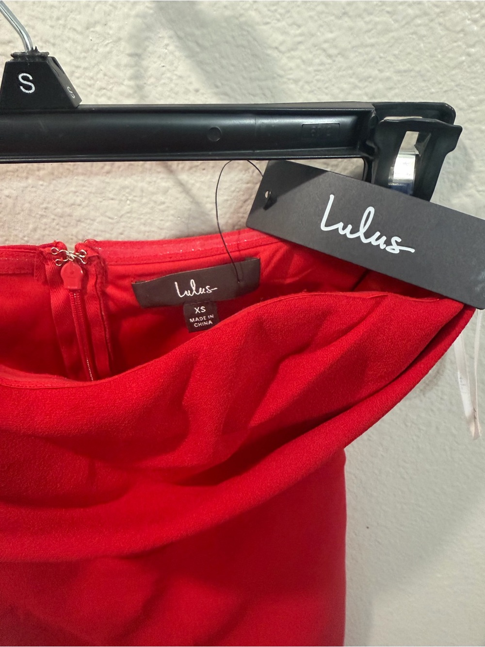 Lulu's Red Strapless Mini Dress